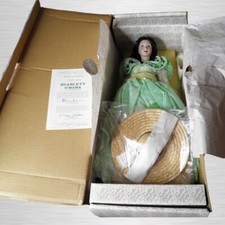 Vintage Franklin Mint Scarlett O'Hara in Gone with the Wind Porcelain Doll