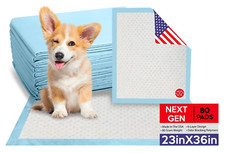 80 ULTRA ABSORBENT 23 x 36 EXTRA LARGE Dog Puppy Training Wee Wee Pee Pads USA