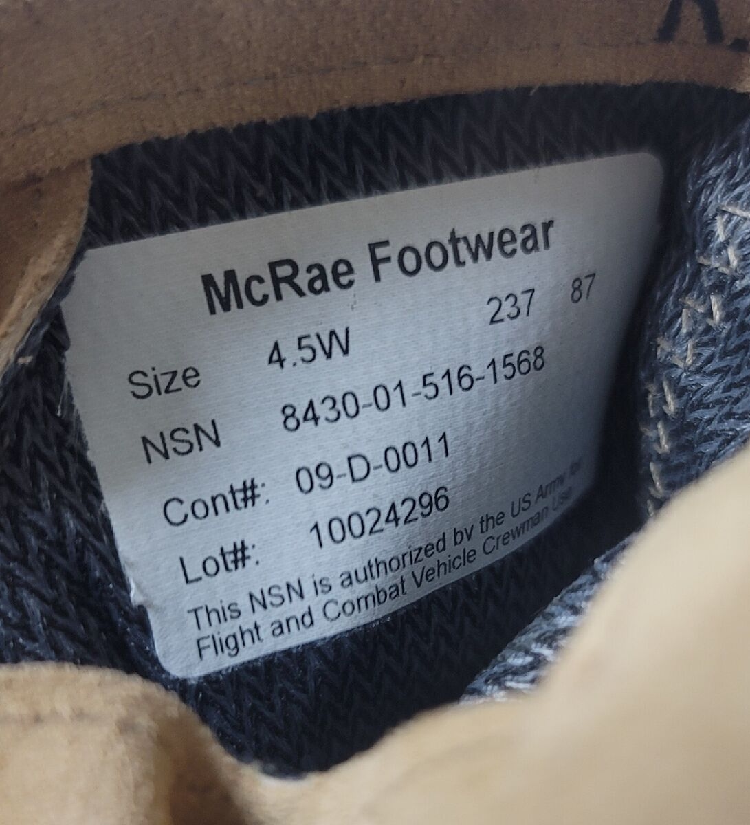 McRae Footwear Army Combat Boot Vibram Gore Tex Brown Men's McRae Footwear Army Combat Boot Vibram Gore Tex Brown Men's