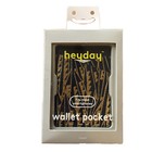 Heyday Wallet Pocket Cell Phone Pocket Gold Black