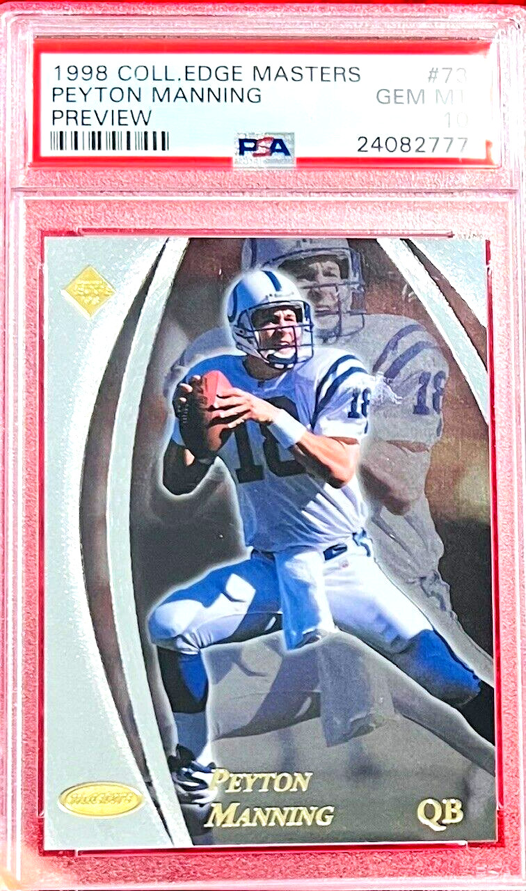 Peyton Manning Collector's Edge Masters Preview #73 Base