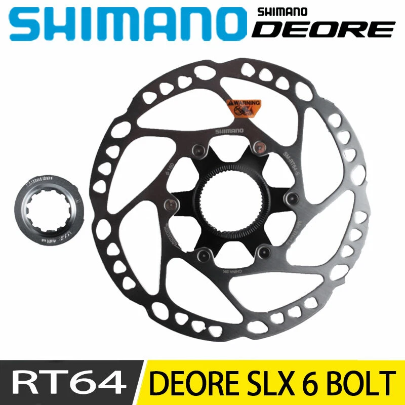 Shimano Deore SM RT64 Center Lock Disc Brake Rotor 160 180 203mm