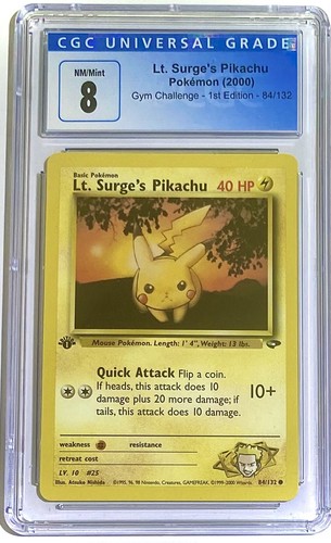 Lt. Surge's Pikachu (84/132) [Gym Challenge Unlimited] main image 0