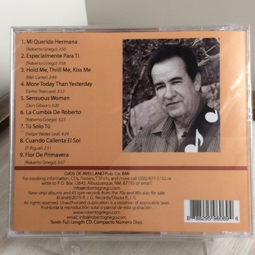 Brand New Roberto Griego Mi Querida Hermana Shrink Wrapped CD Authorized Seller - Picture 3 of 3