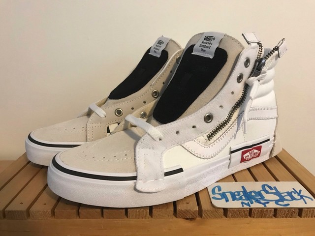 vans deconstructed white