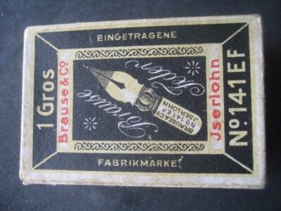 BRAUSE FEATHER NIB BOX - JSERLOHN No.141 (EMPTY)