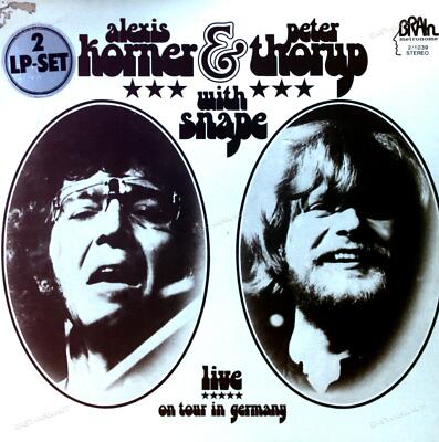 Alexis Korner & Peter Thorup - Live On Tour In Germany GER 2LP FOC VInyl .