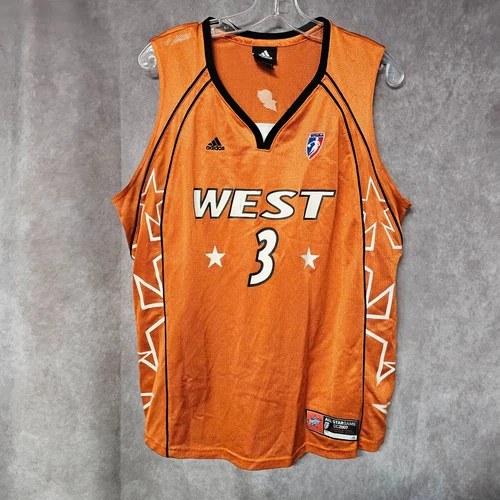 Autographed Adidas 2007 WNBA Phoenix Mercury DIANA TAURASI 3 All Star Jersey L