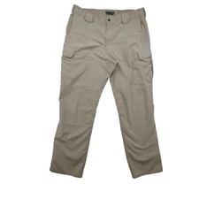5.11 Tactical Pants Mens 38x34 Ripstop Cargo Pockets Khaki Outdoor Workwear