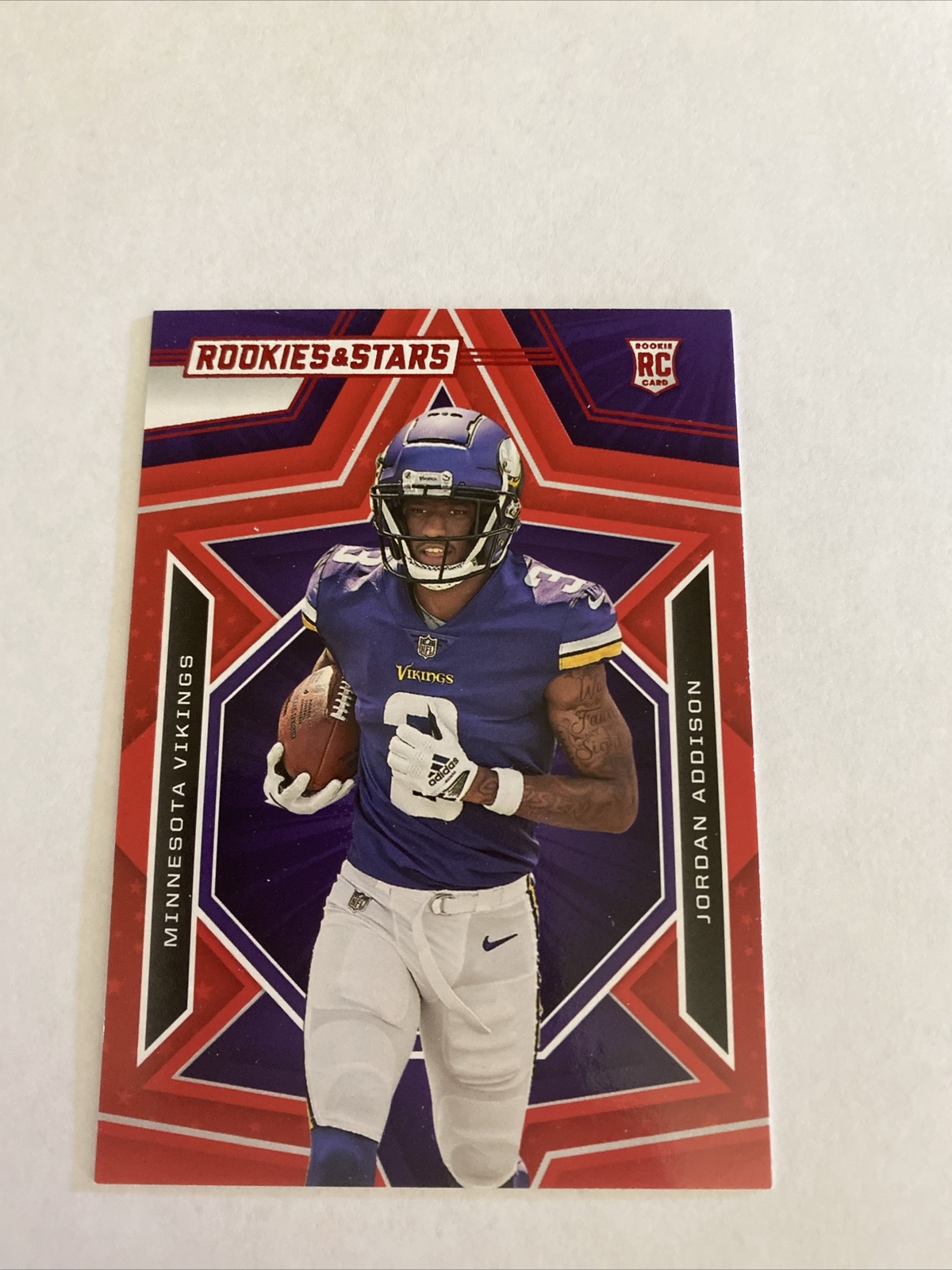 2023 Panini Rookies & Stars #157 Jordan Addison Red Rookie