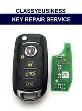 Repair service for FIAT 500 500X TIPO 4 button remote key battery replacement