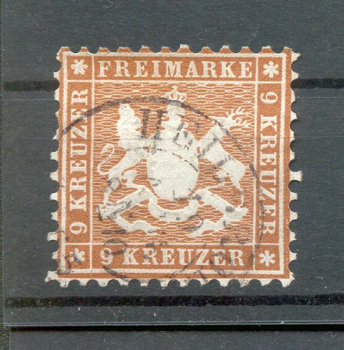 Württemberg 28b Luxury Stamped 220EUR (G9461)