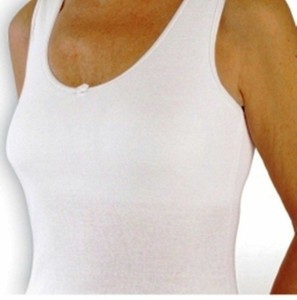 cotton camisole with built in bra