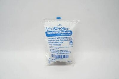MediChoice SPC400 4oz Specimen Container with Imprinted Graduations 100CT (1026)