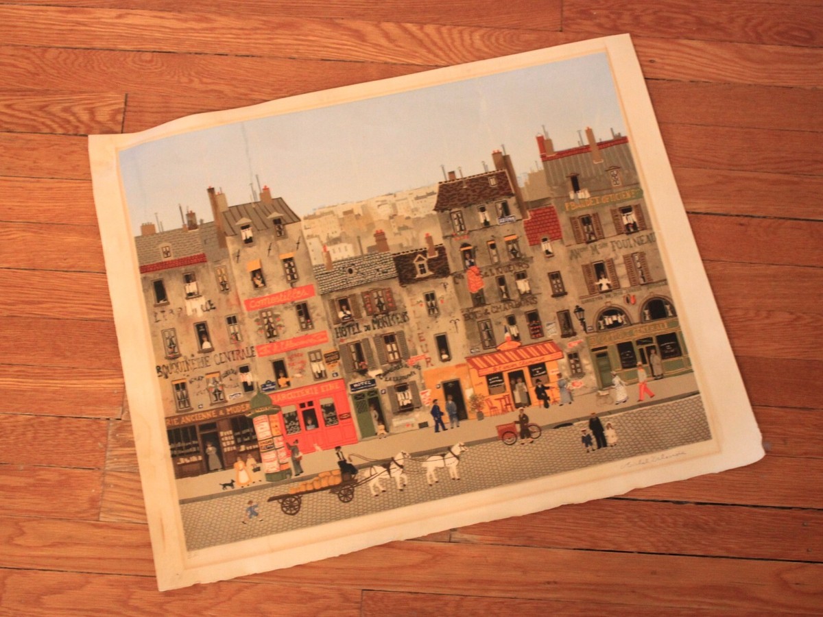 Michel Delacroix Lithograph L'asacienne Artist Proof Paris | eBay