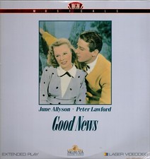 Good News Laserdisc LD June Allyson Peter Lawford SEALED BRAND NEW