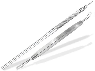 MARKENLOS Profi Komedonenquetscher Set Mitesserentferner Mitesser-Pickel-Entferner NEU