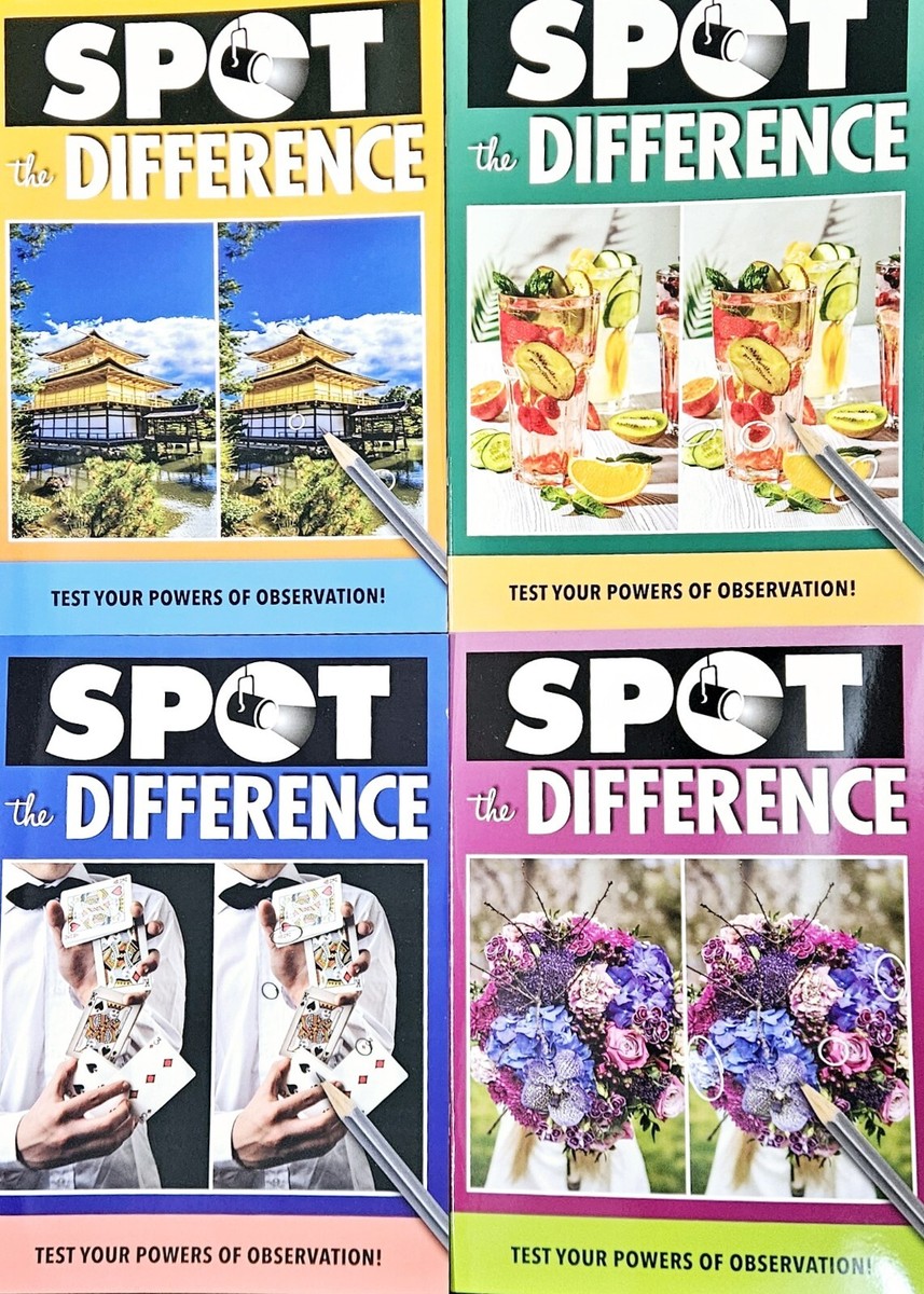SPOT THE DIFFERENCE Intermediate Challenging Adults Kids Activity