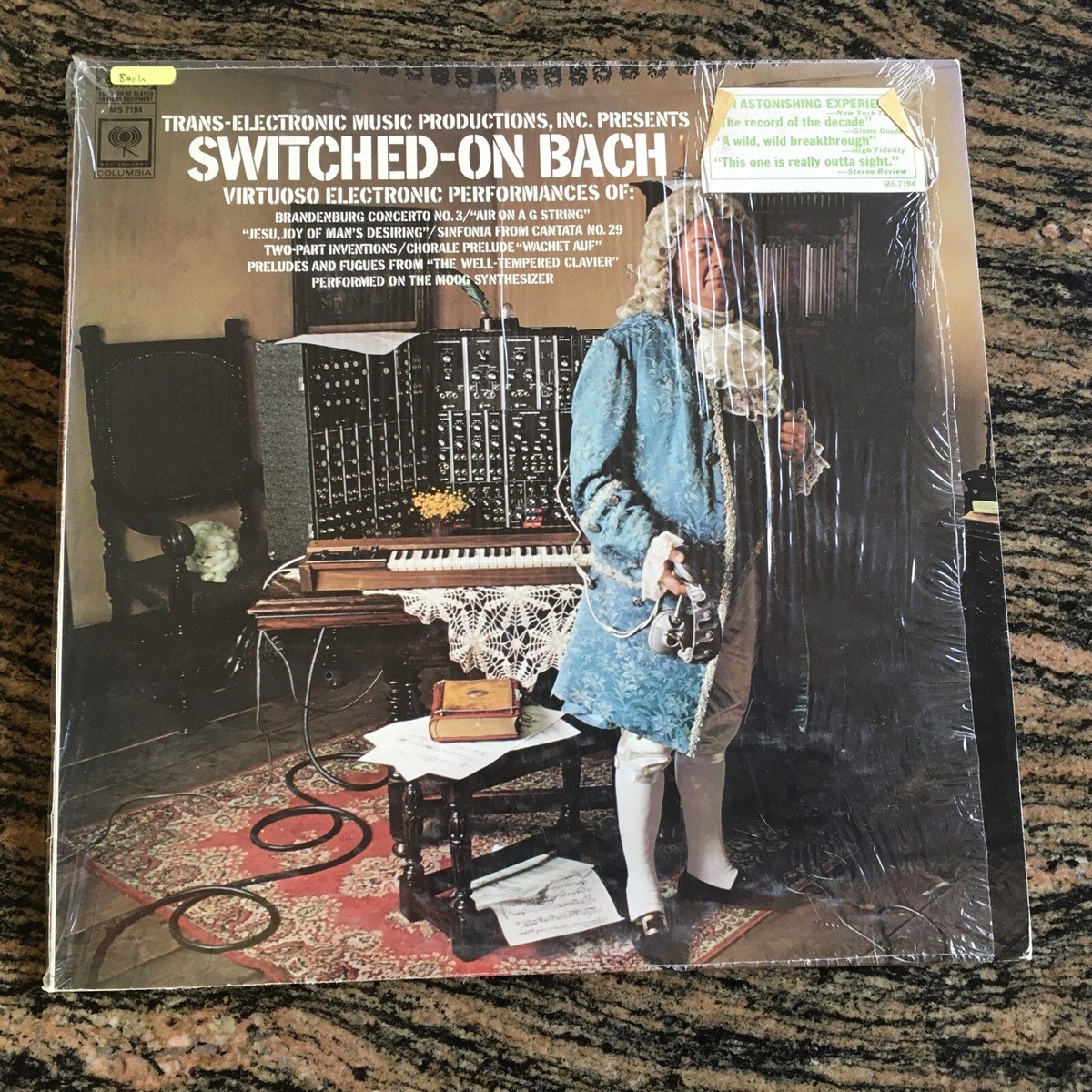 Walter Carlos -Switched-On Bach 1968 Columbia MS 7194 1st LP