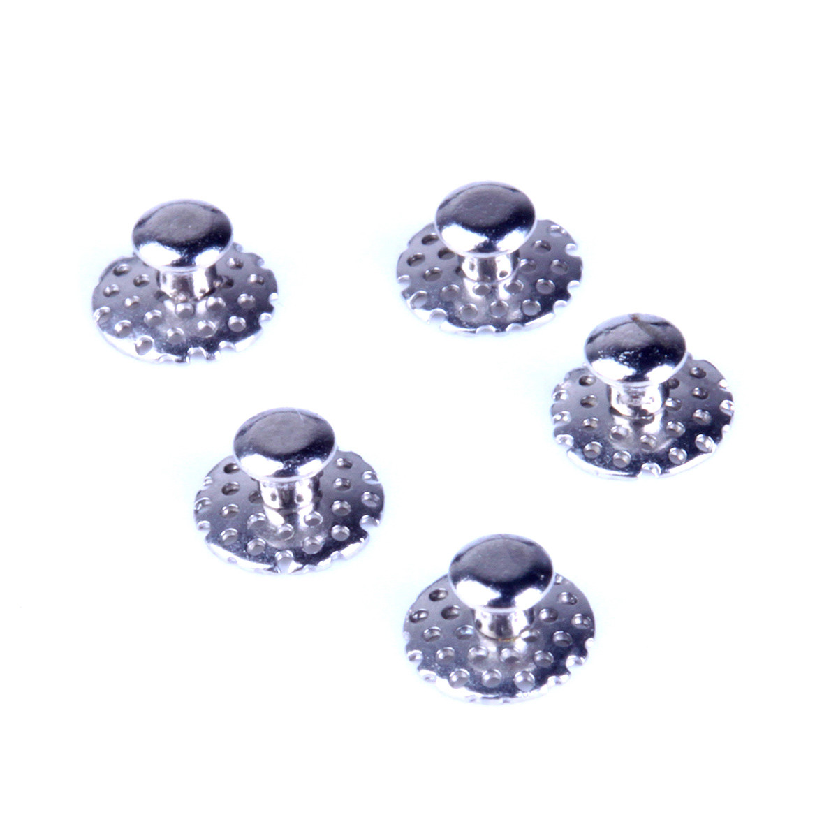 50x AZDENT Dental Orthodontic Bondable Hole Lingual Button Mesh