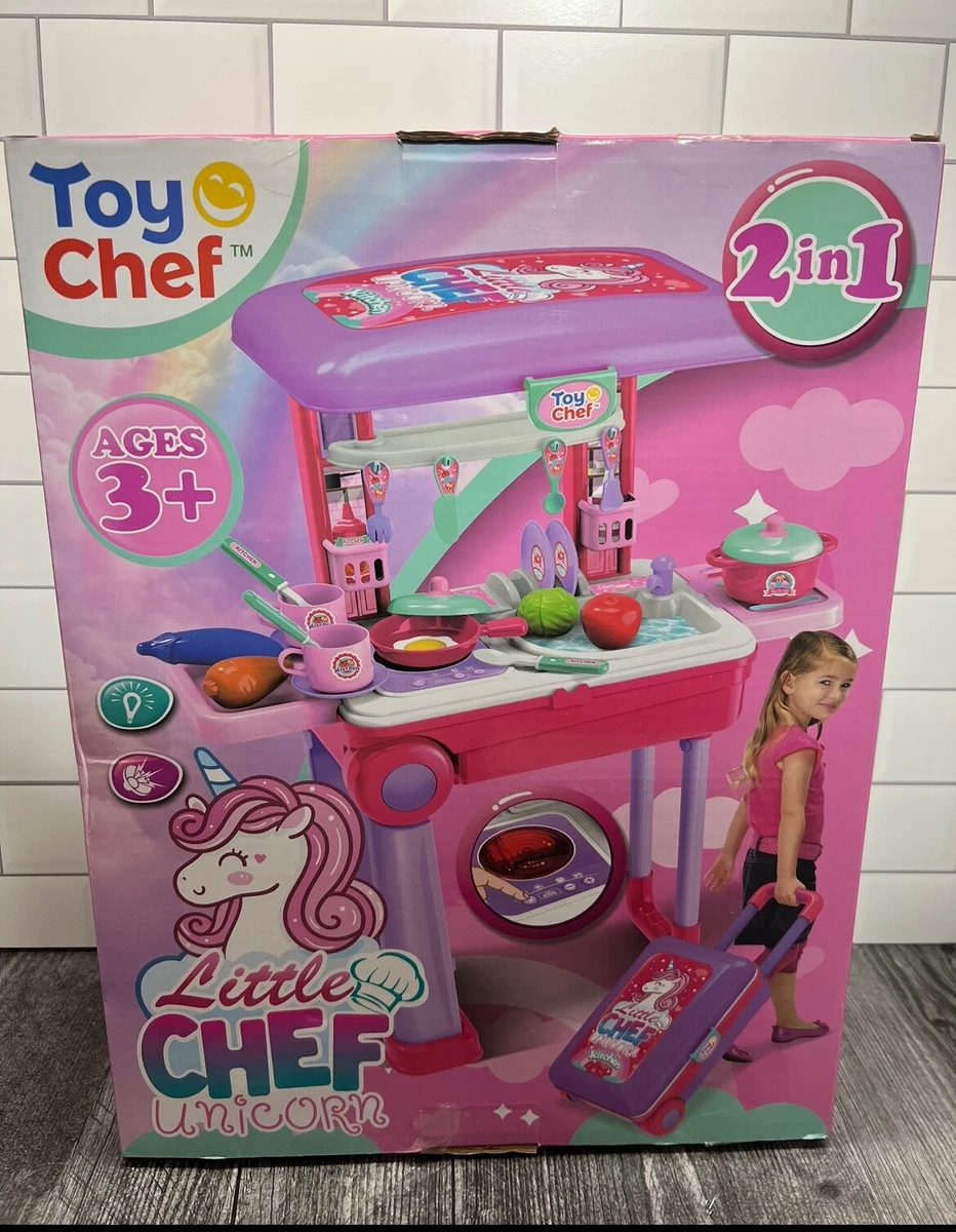 Toy chef travel kitchen set hot sale