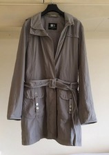 Frank Eden Lightweight Grey Ladies Raincoat Size 10 Uk Or 38 Eu.