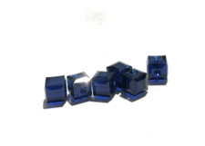 Swarovski Crystal Cubes 8mm 288 pc/FP Dark Indigo 5601