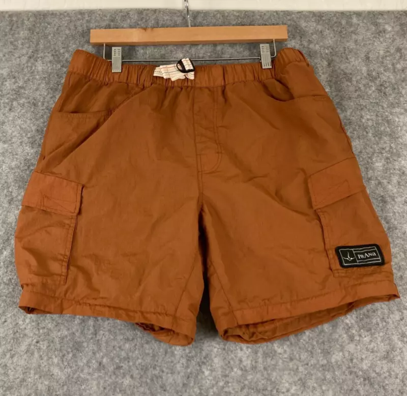 prana connector convertible gorpcore belted nylon retro shorts