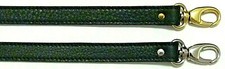 5/8" Wide Black-Brown-Tan Leather Replacement LOBSTER Clasp Shoulder Bag Strap