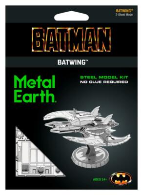 Fascinations Metal Earth Batman 1989 Batwing 3D Laser Cut Steel Model Kit MMS373