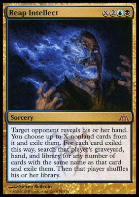 Magic the Gathering MTG Reap Intellect (95) Dragon's Maze   LP
