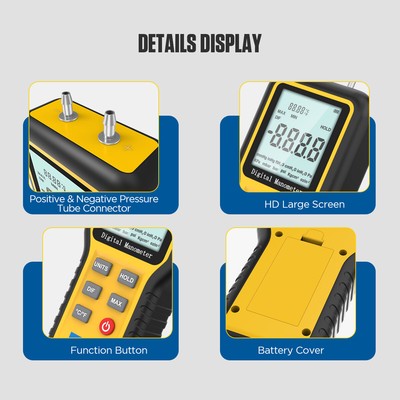 FXTUL anoeter, Digital Differential anoeter, Digital Air Pressure