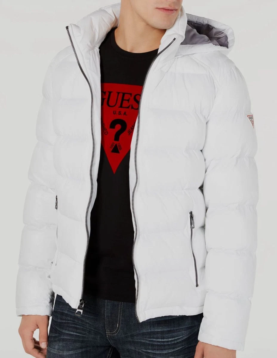 Guess bubble deals coat mens