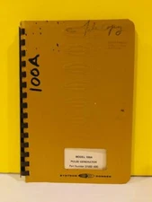 Systron Donner 37000-690 Model 100A Pulse Generator Operation/Maintenance Manual