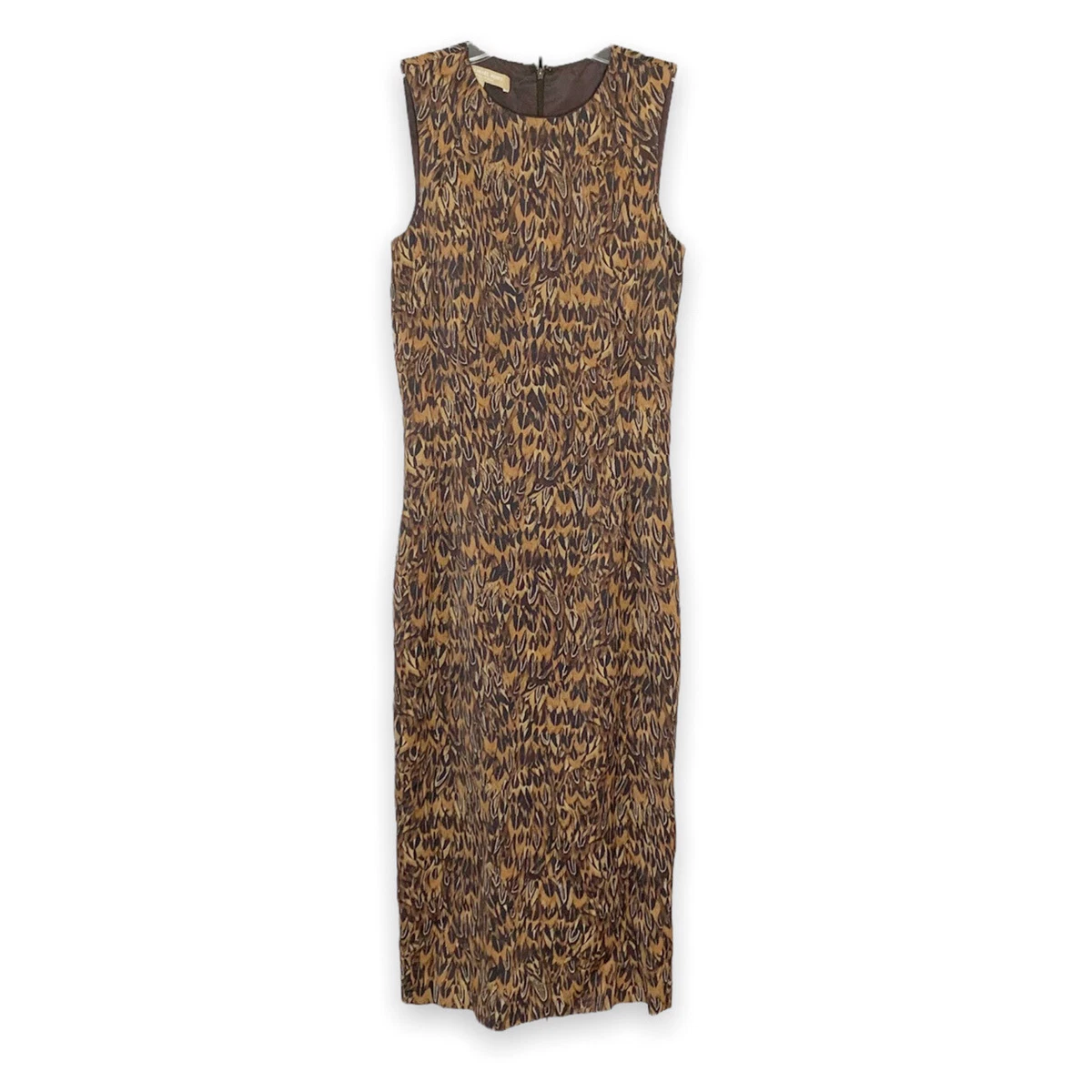 brown michael kors dress