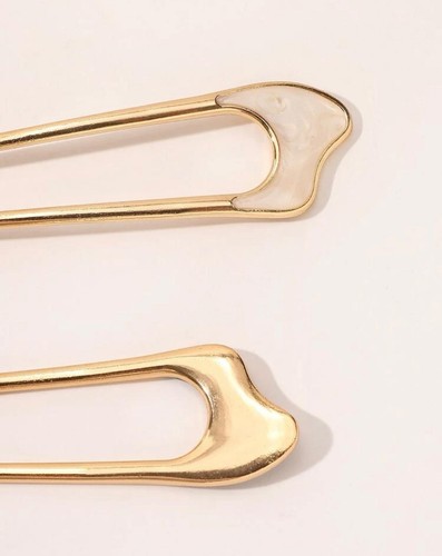 Hair pins U shaped Alligator Golden Matel Clips Crocodile Hair Grips Accessories - Picture 31 of 41