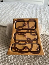 Joe Simonsen Signed Dated Hand Crafted One Of A Kind Jewelry Box