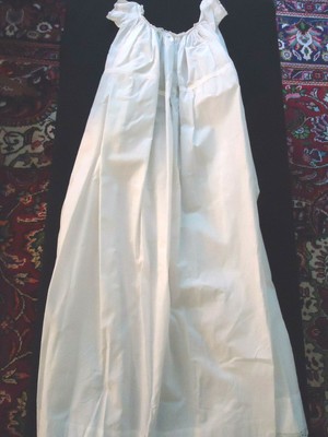 old fashioned drawstring baby gowns