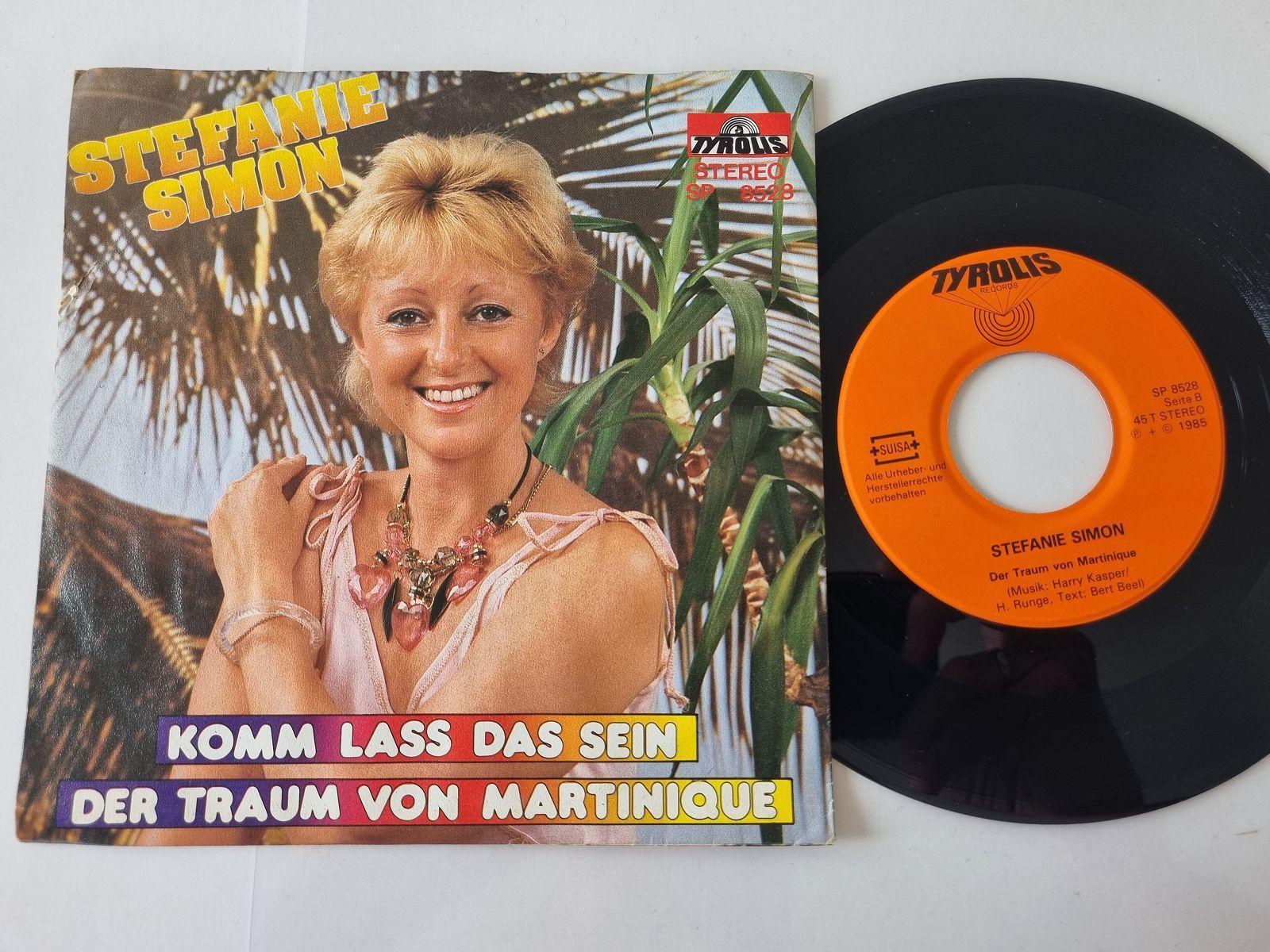 7"" Single Stefanie Simon - Komm lass das sein Vinyl Germany