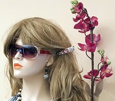Girls Woman Sports Fashion Eye wear Sunglasses Red Crystals SPECTACULAR 514