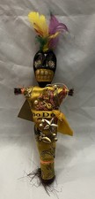 New Orleans Voodoo Doll Handcrafted Souvenir Mardi Gras Gris Gris