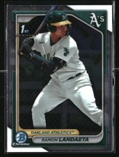 2024 Bowman Chrome Prospects Ramon Landaeta #BCP-28 Oakland Athletics