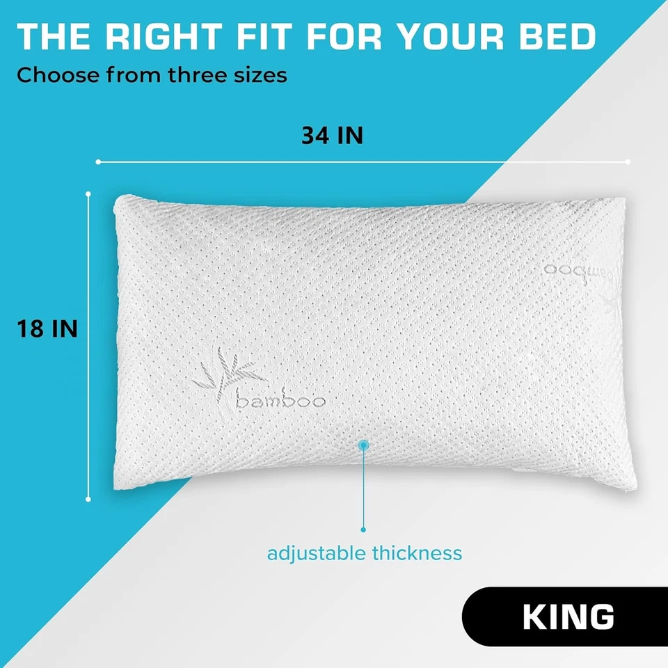 Almohadas Xtreme Comforts para dormir - GreenGuard Gold Certified King, blancas  Foto 2 de 4