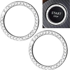 3pc Bling Car Crystal Rhinestone Ring Emblem Sticker Car Interior Decoration 3pc Bling Car Crystal Rhinestone Ring Emblem Sticker Car Interior Decoration