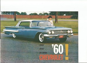 1960  Chevrolet Impala, Bel Air, Biscayne, Nomad, Brookwood sales brochure