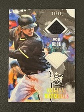 Josh Bell 2018 Panini Diamond Kings Dual Original Materials Relic /99 Pirates 