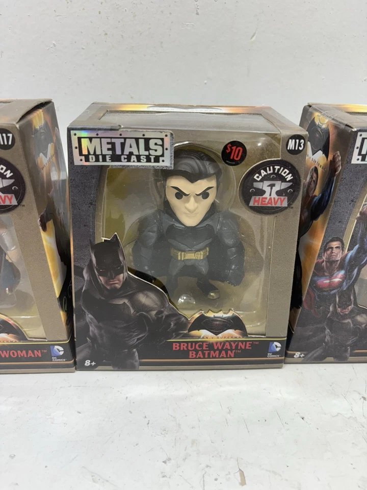 Jada Toys Metals Die Cast DC Comics Batman VS Superman Lot Bundle Of 3 NEW - Image 3 of 4