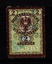 Austria 1925 2g (Type A) Revenue Used / Perf 12.5 - S50282