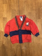 Vintage Oshkosh Baby Cardigan Sweatshirt 12 Months
