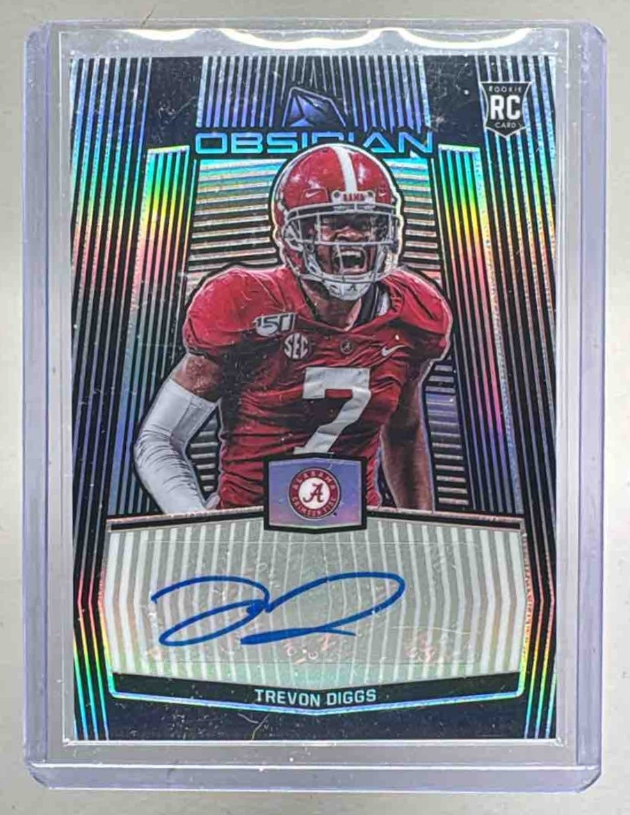 Trevon Diggs Panini Obsidian Draft Picks Autographs #11 Base